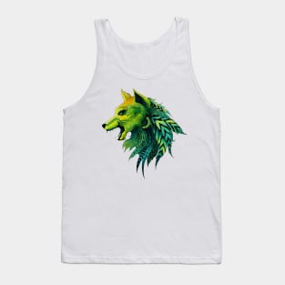 Angry wolf Tank Top